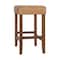 Alaterre Furniture Madison Backless Counter Height Stool True Walnut Finish with Cognac PU AVMA2120 - alternate 4